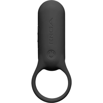 Эрекционное кольцо TENGA PAIRING с вибрацией, черное